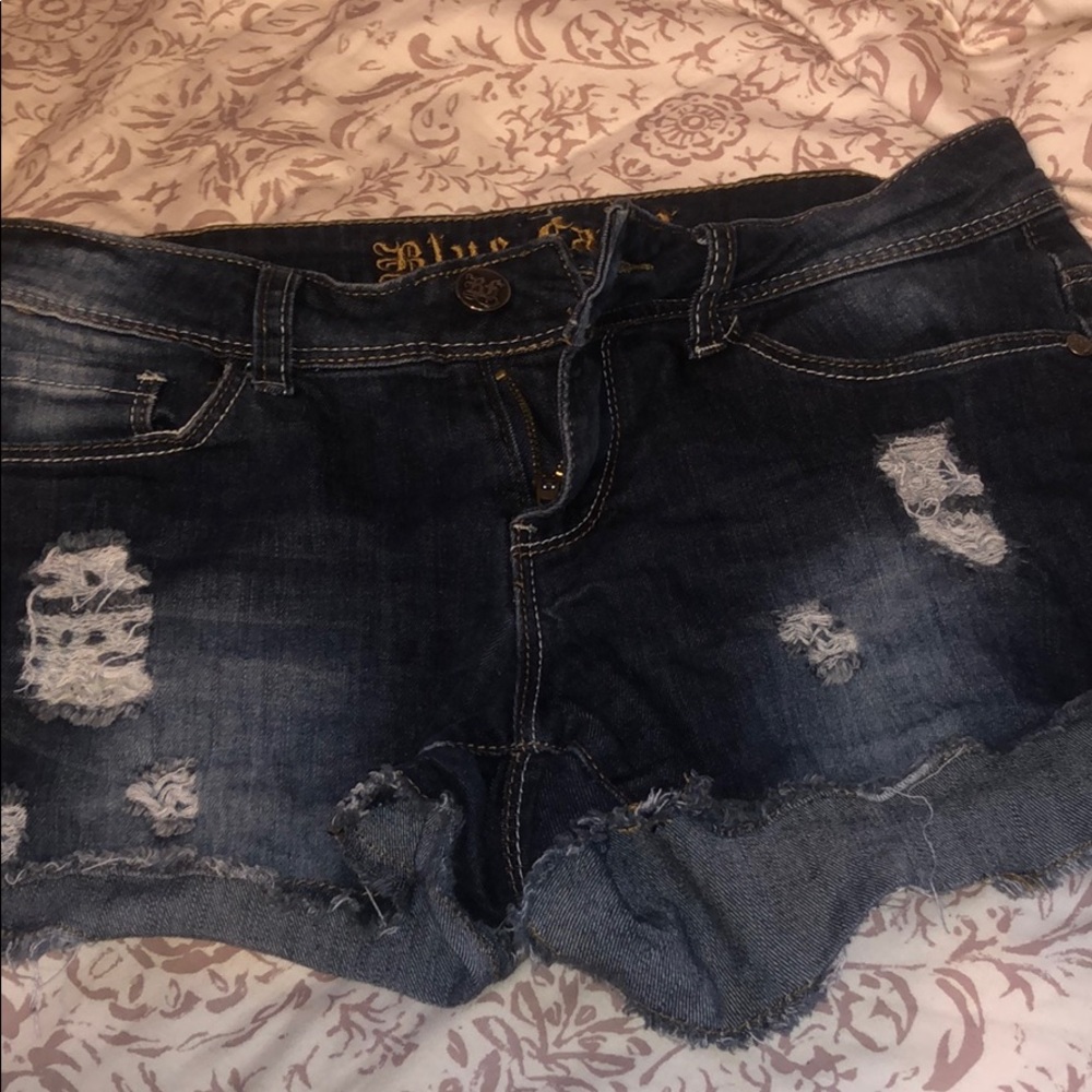 Denim shorts